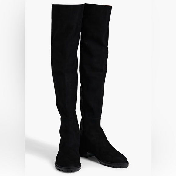 Stuart Weitzman Hilo Black Over-the-Knee Boots - Picture 3 of 16